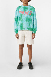 Sweatshirt délavé - Chlorophyll Green