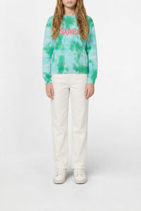 Sweatshirt délavé - Coral Red