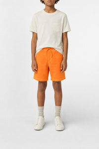 Short avec cordon de serrage - Dark Orange Fluo