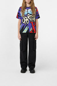 Print T-shirt - Black