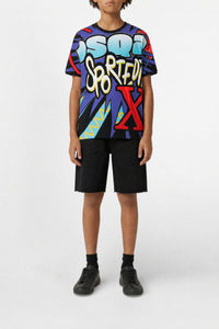 Print T-shirt - Black