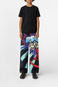 Printed sweatpants - Black