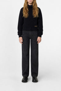 Pull à col montant - Black