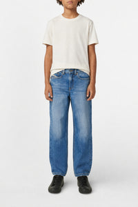 Pantalon délavé en denim - Denim