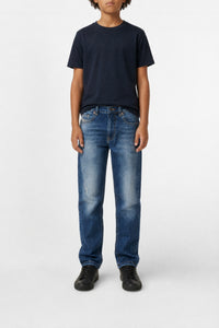 Pantalon délavé en denim - Denim