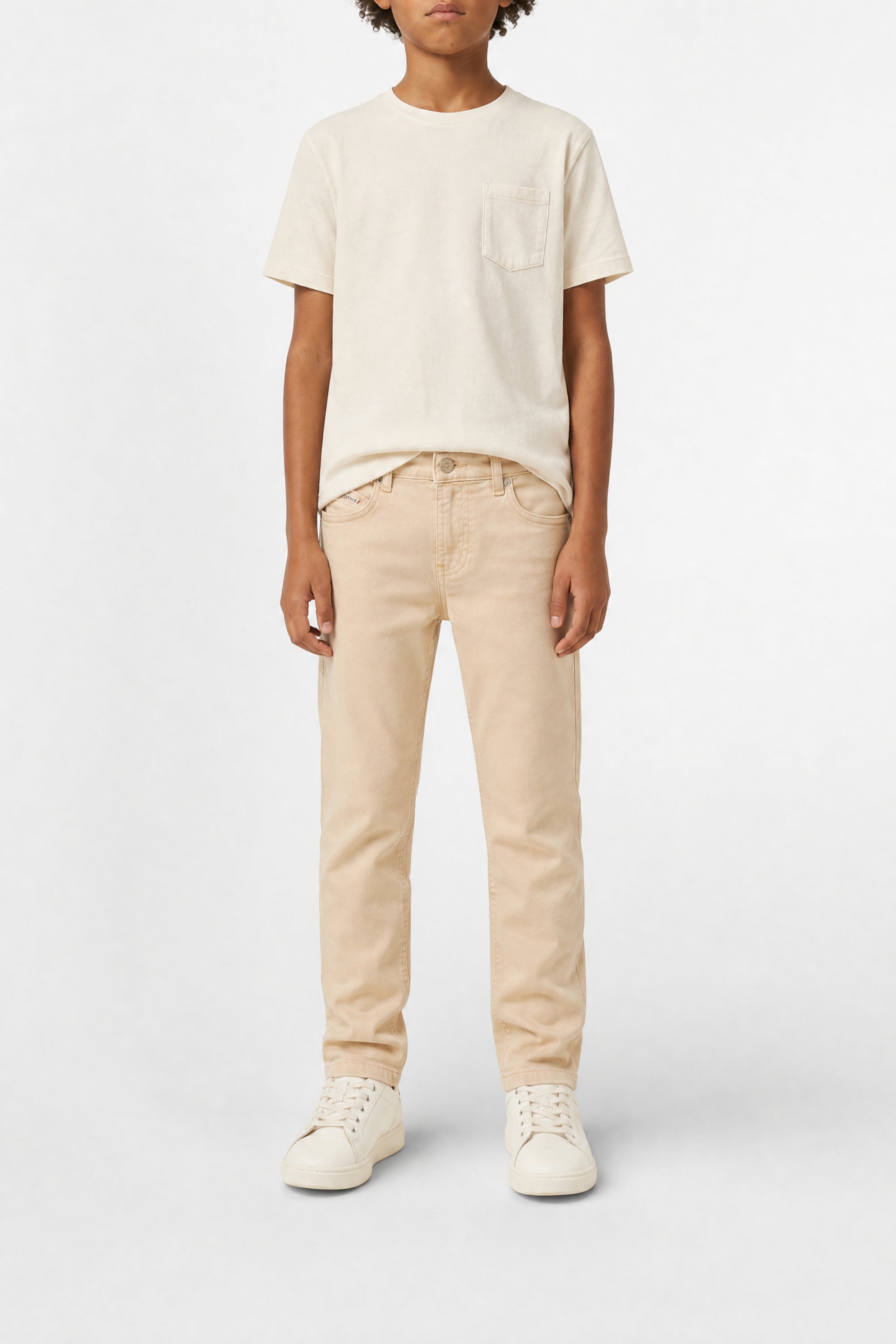 Pantalon en denim - Beige