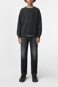Pantalon délavé en denim - Denim Nero