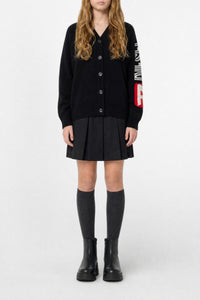 Cardigan à boutons en laine - Nero