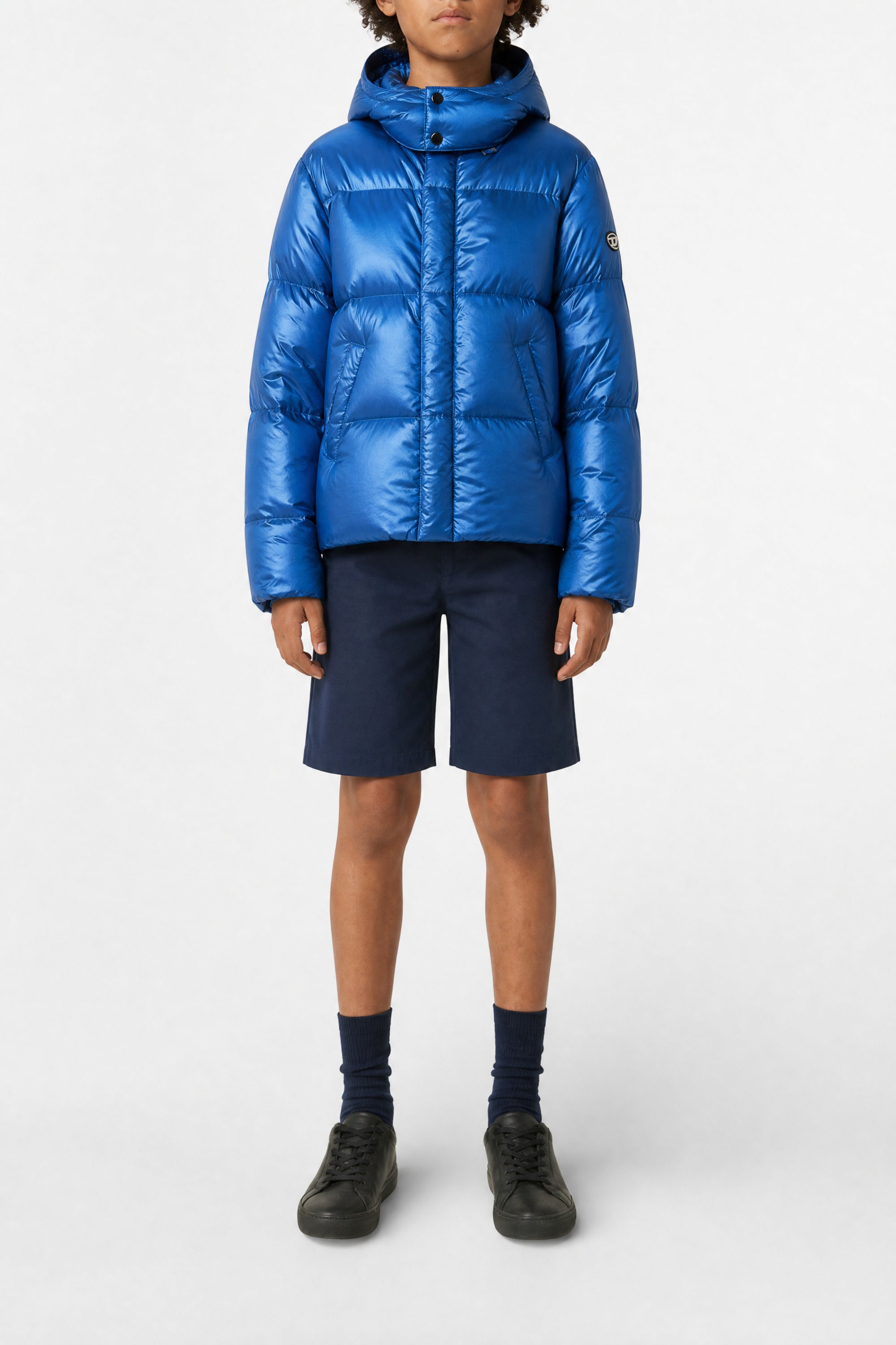 Short hooded jacket - New Bluette