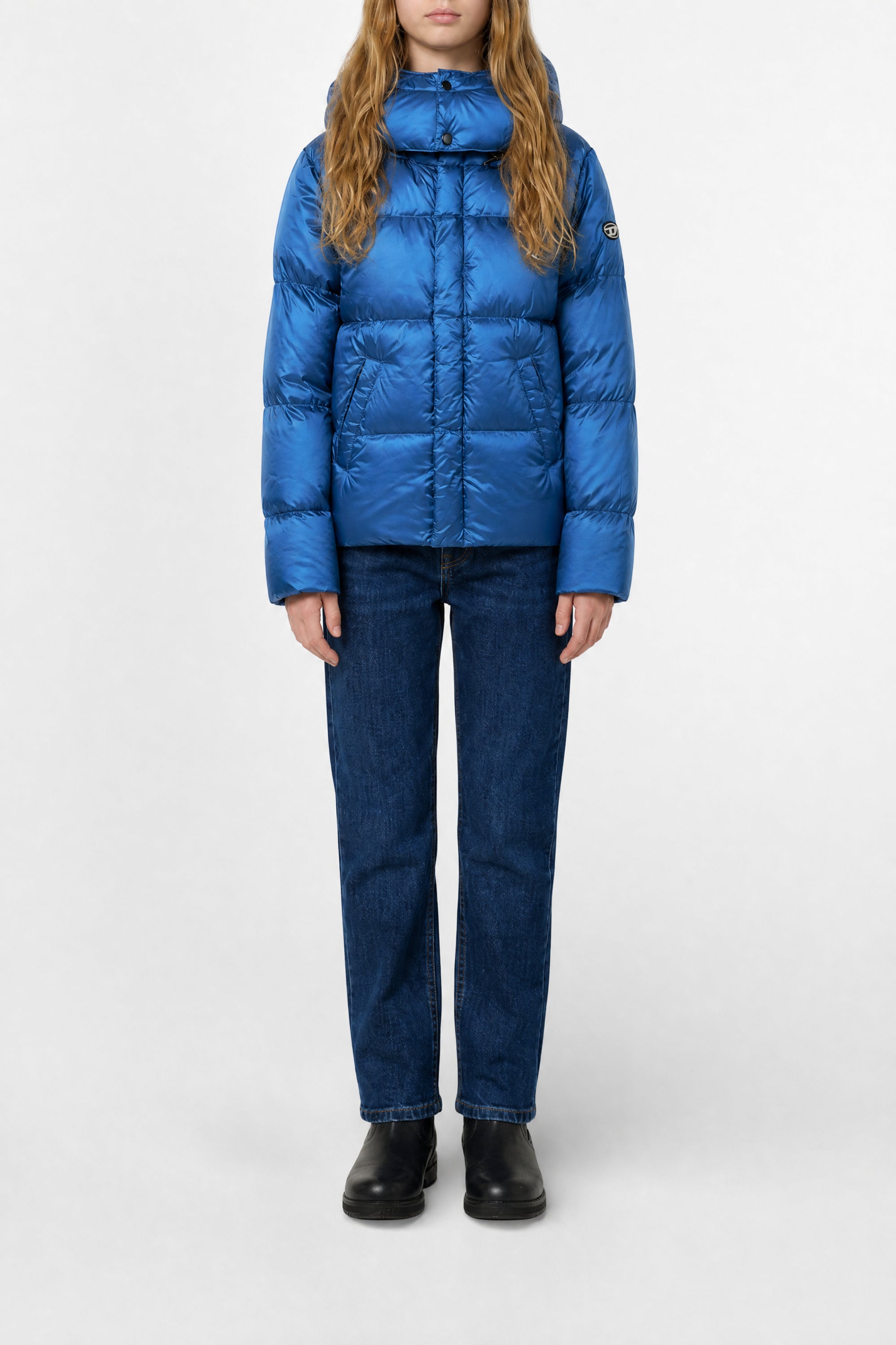 Short hooded jacket - New Bluette