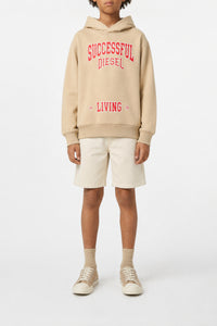 Sweat à capuche ample à capuche - Beige