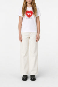 T-shirt avec logo - Bianco