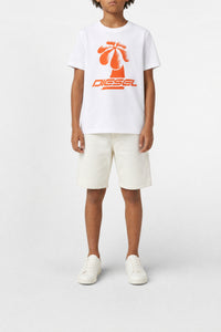 T-shirt à imprimé - Bianco