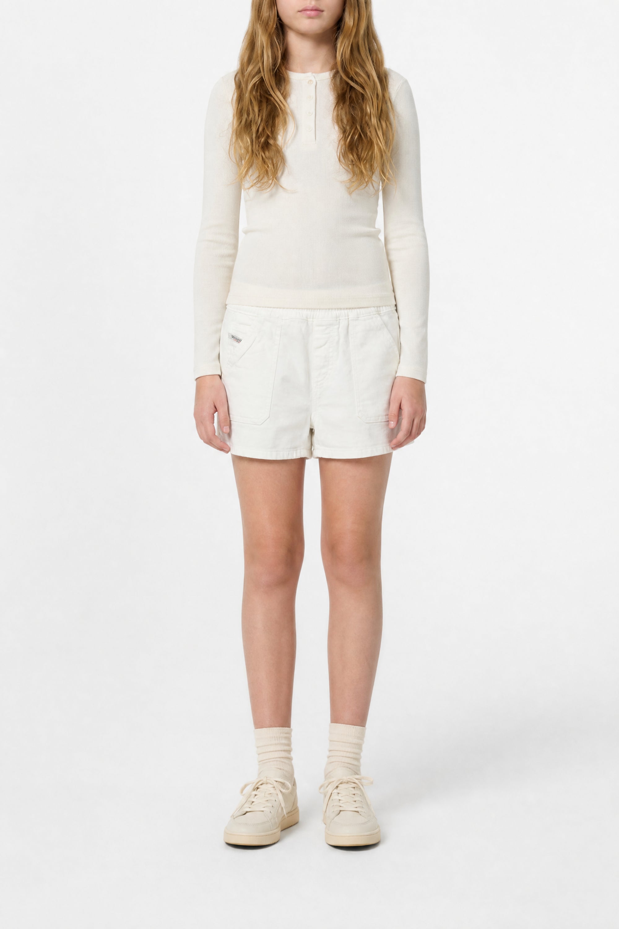 Short à taille élastiquée - Vapourous Gray