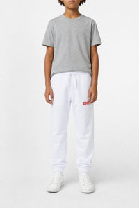 Pantalon de survêtement avec cordon de serrage - Bianco
