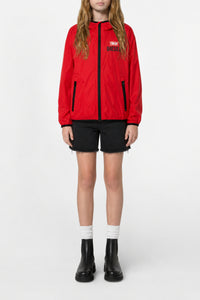Veste coupe-vent à capuche - Red