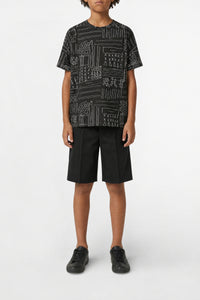 Print T-shirt - Black