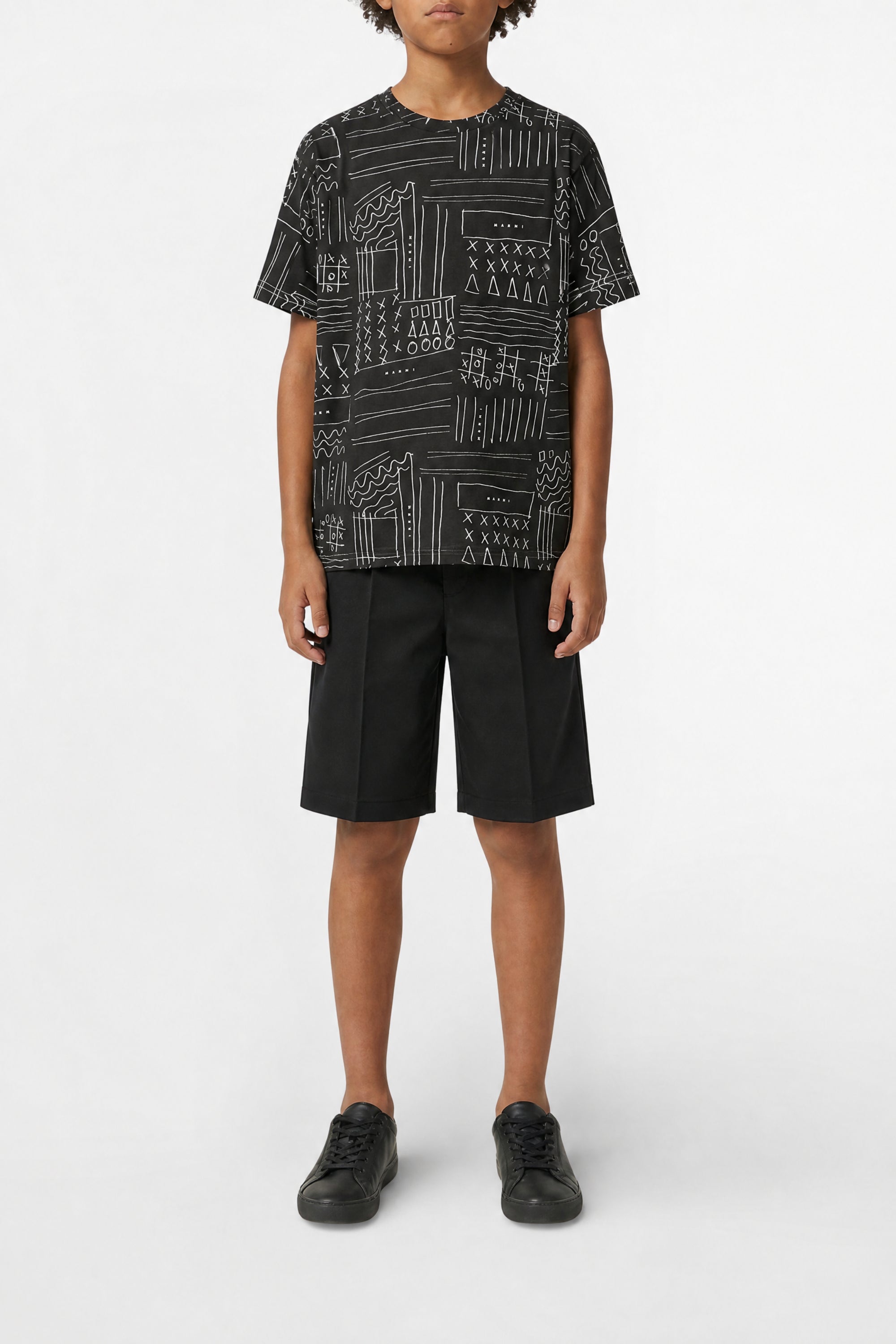 Print T-shirt - Black