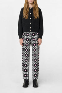 Printed leggings - Black
