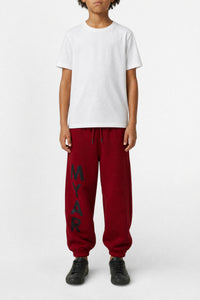 Track trousers with logo - Deep Red
