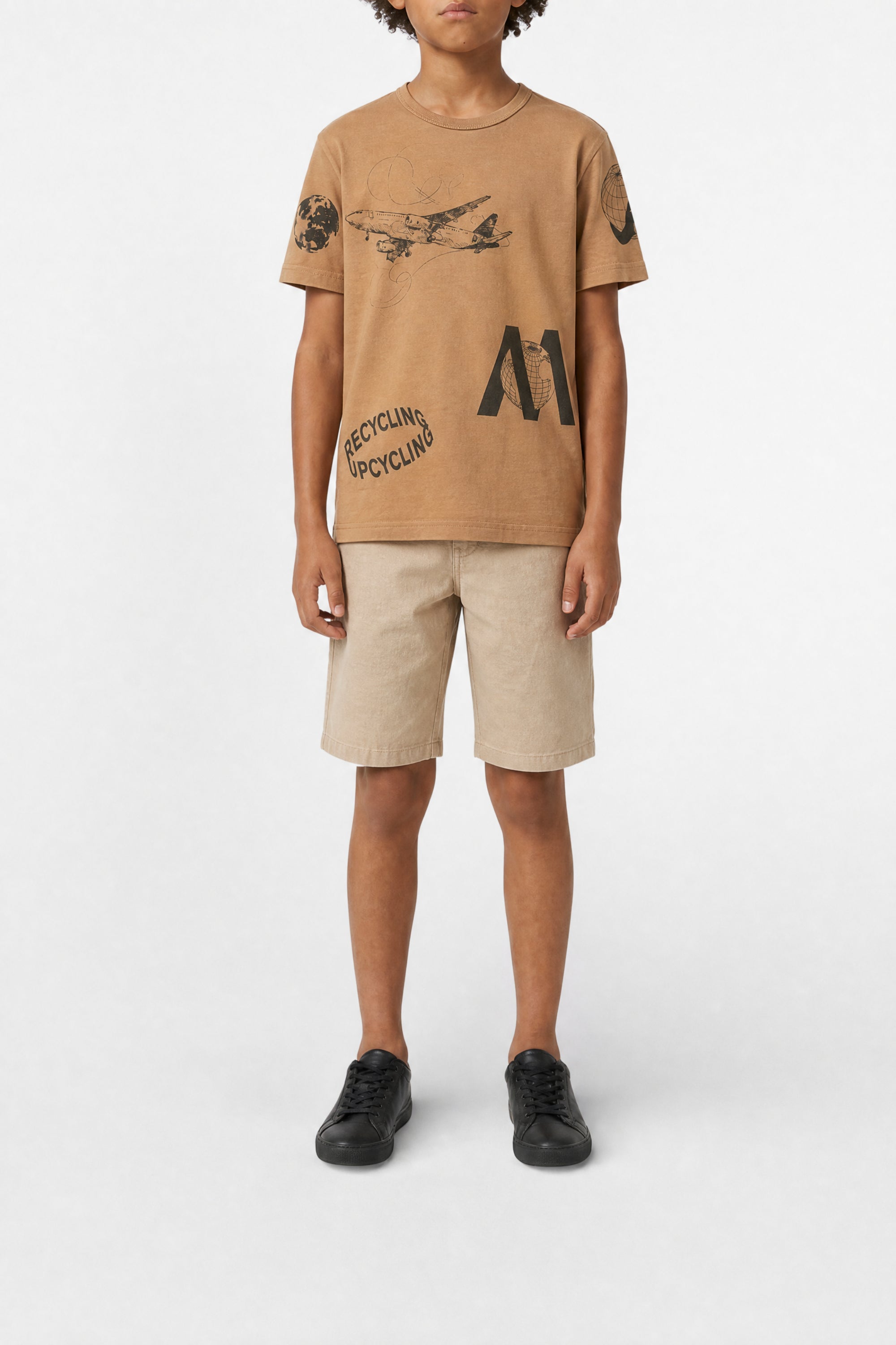 Print T-shirt - Natural Beige