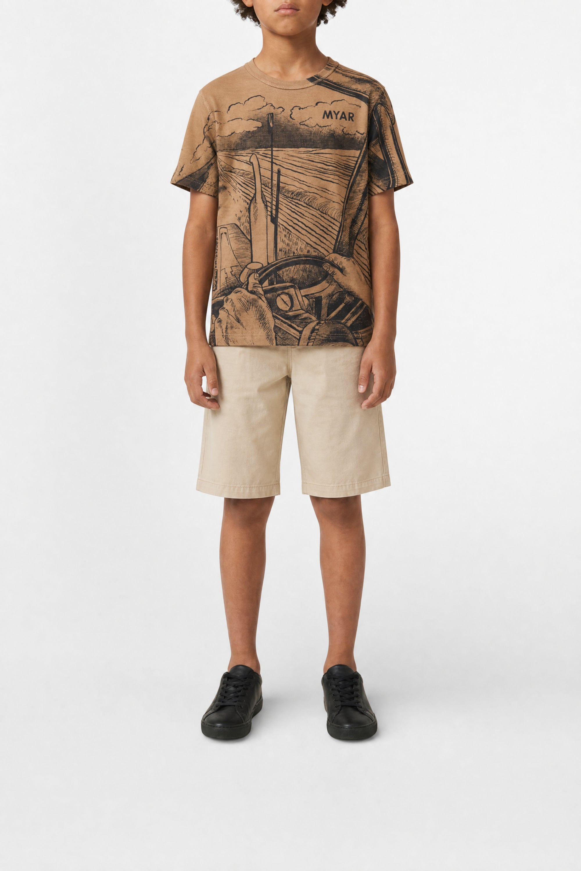 T-shirt à imprimé - Natural Beige