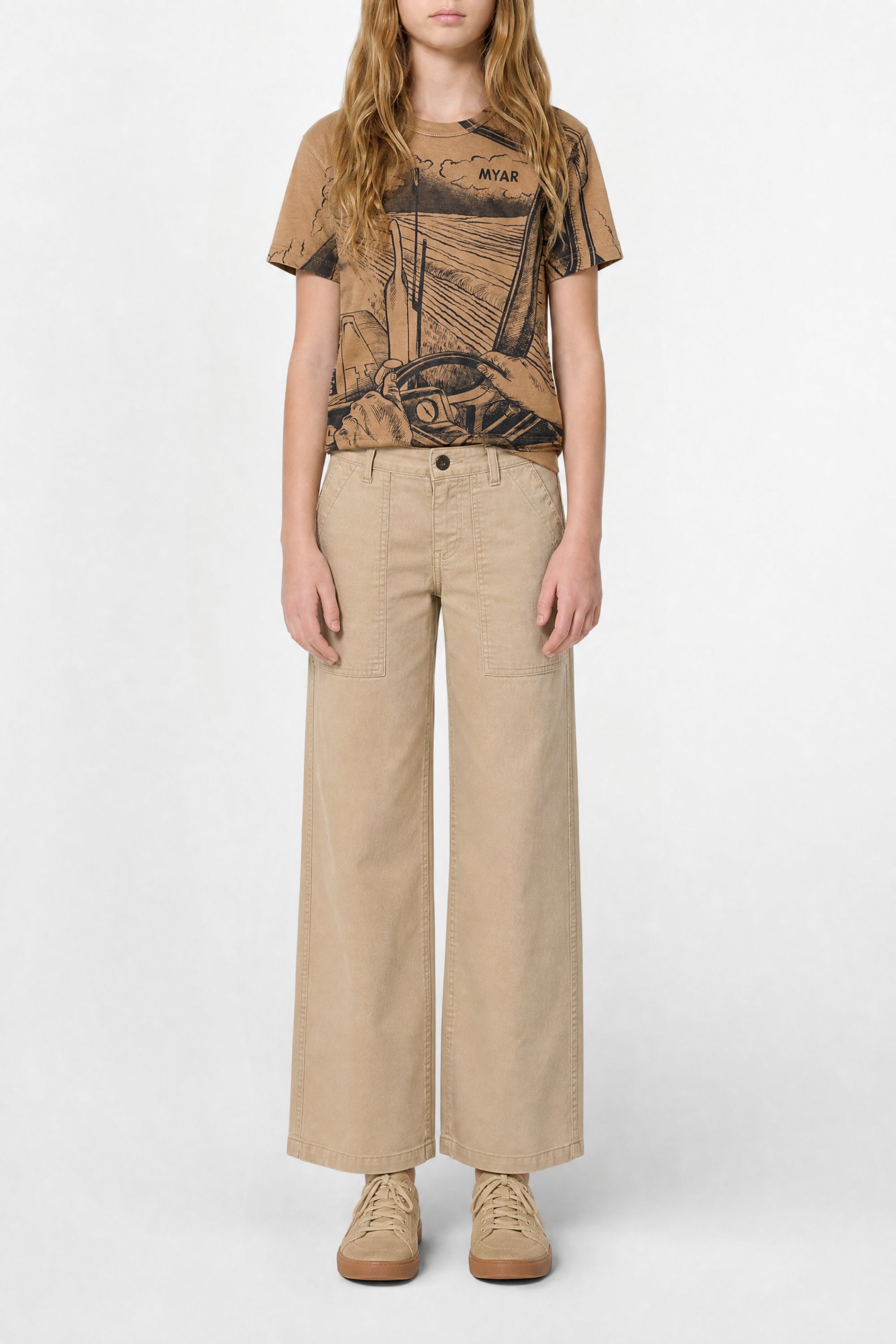 T-shirt à imprimé - Natural Beige