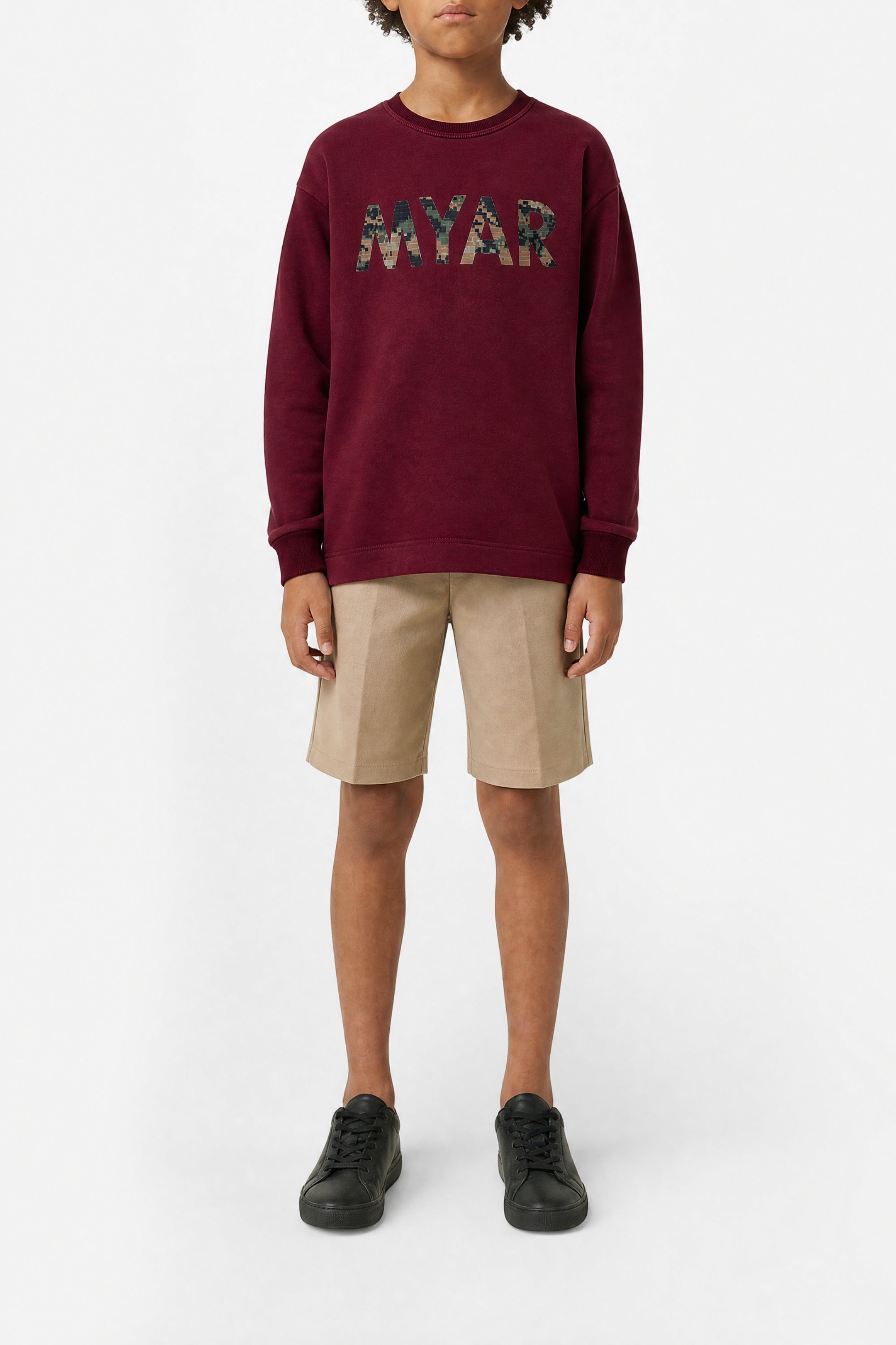 Sweatshirt à impression - Burgundy