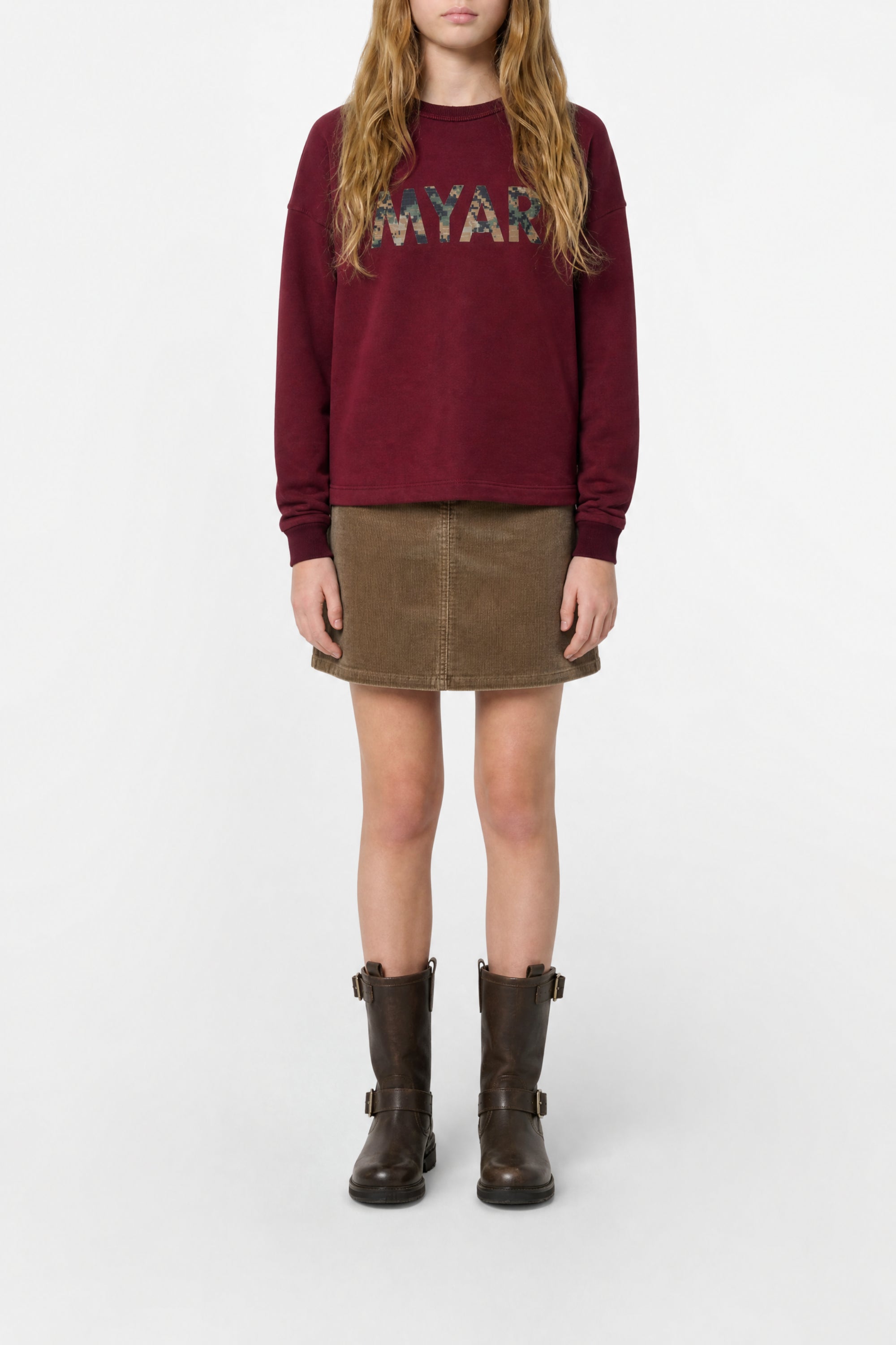 Sweatshirt à impression - Burgundy