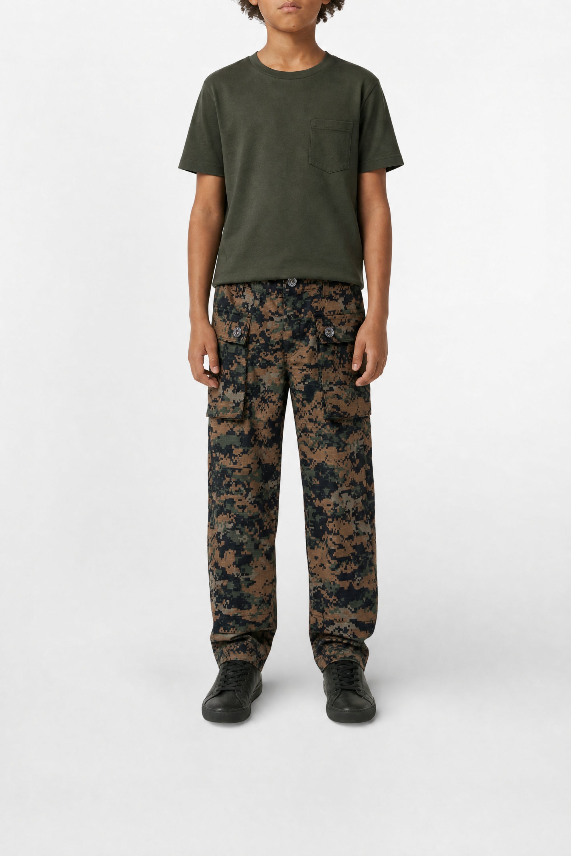Printed tracksuit trousers - Marpat Green