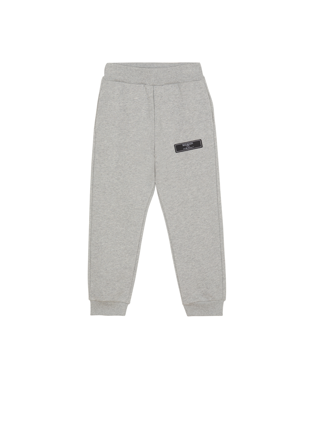 Jogging à étiquette pierre balmain - Gris
