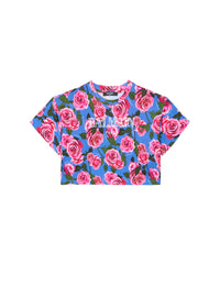 T-shirt à manches courtes imprimé balmain vintage - Multicolore