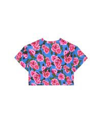 T-shirt à manches courtes imprimé balmain vintage - Multicolore