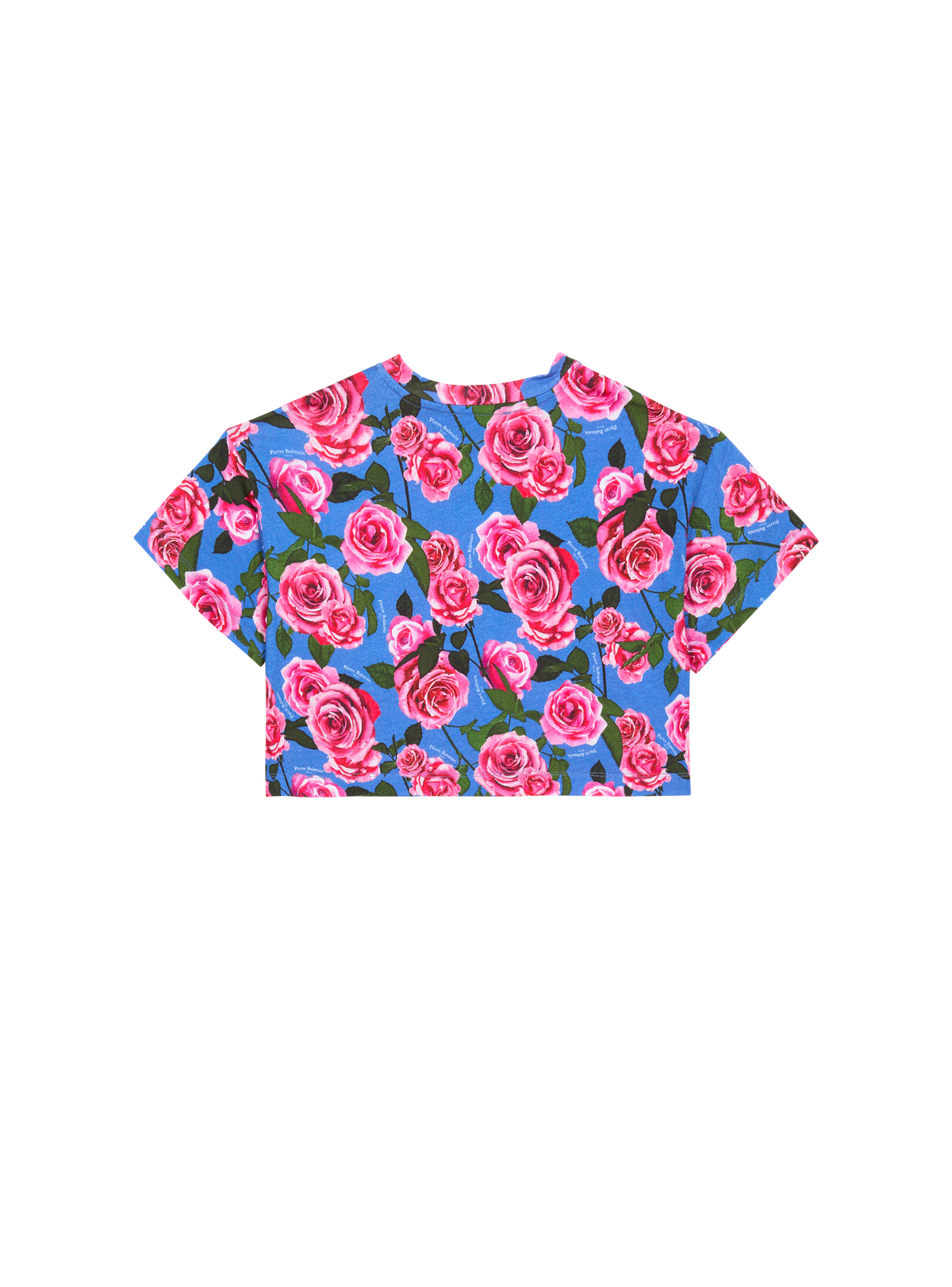 T-shirt à manches courtes imprimé balmain vintage - Multicolore