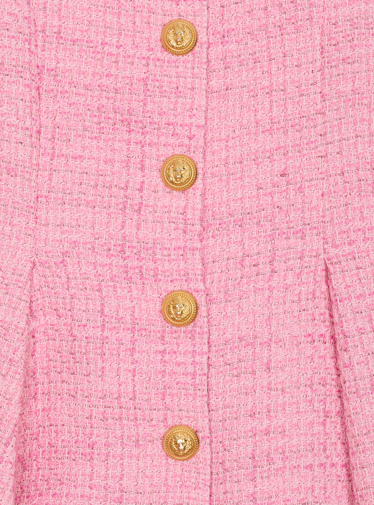 Robe évasée en tweed - Rose & Or