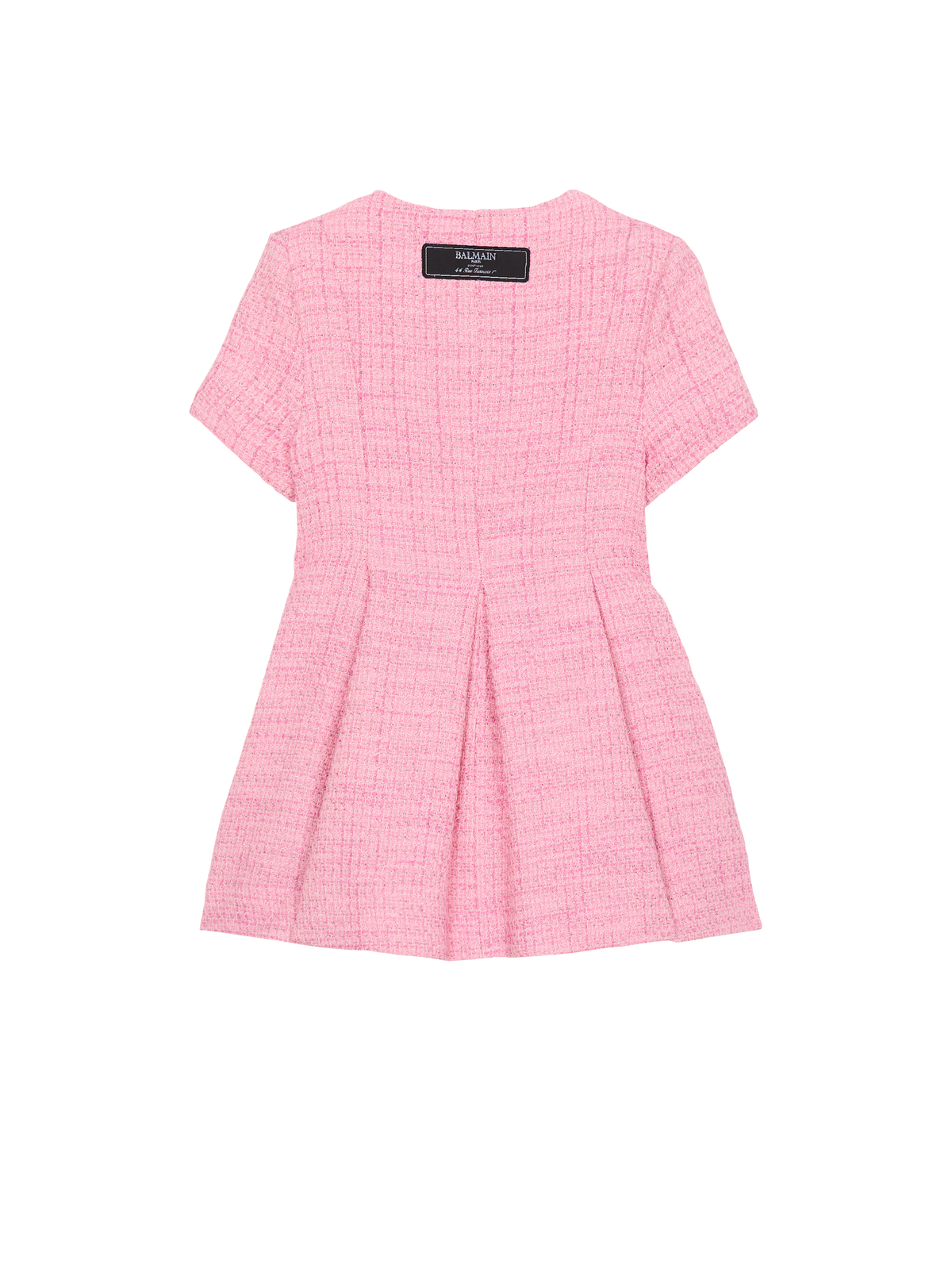 Robe évasée en tweed - Rose & Or