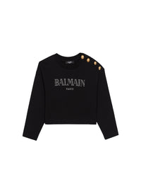 Vintage printed sweatshirt - Black
