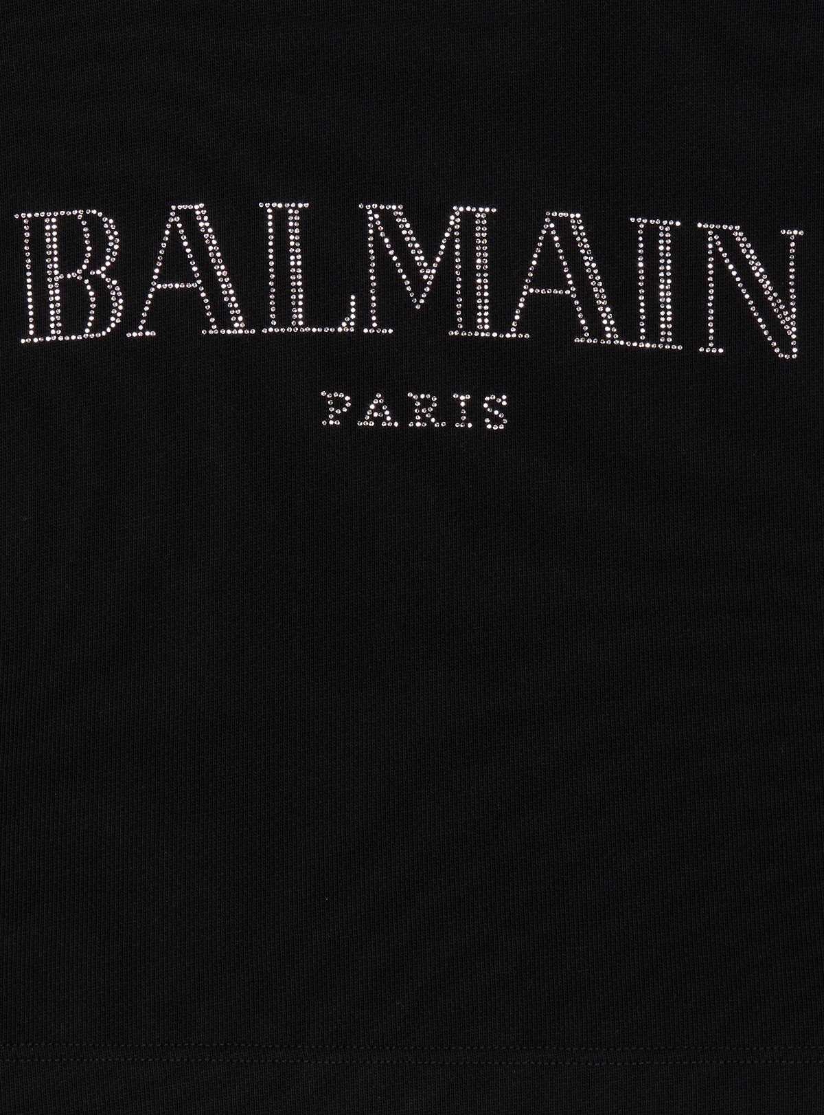 Sweatshirt imprimé balmain vintage - Noir
