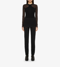 LONG SLEEVES TULLE 4G W/BODY HARNESS