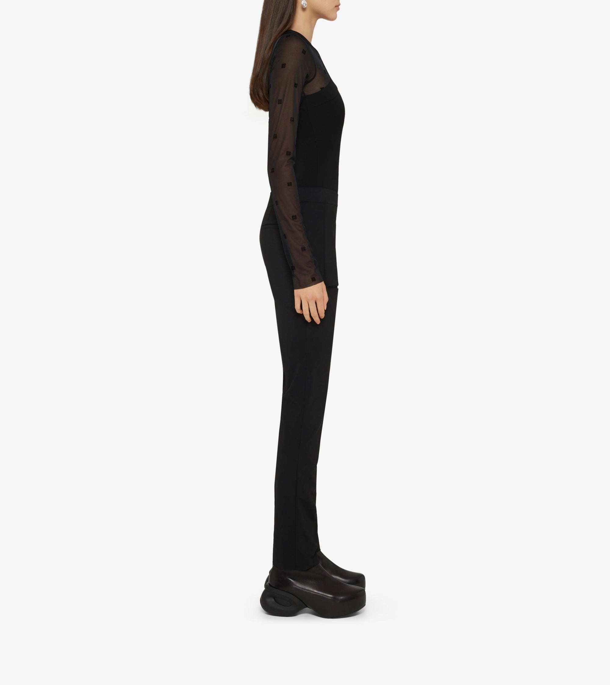 LONG SLEEVES TULLE 4G W/BODY HARNESS