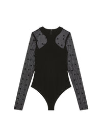 LONG SLEEVES TULLE 4G W/BODY HARNESS
