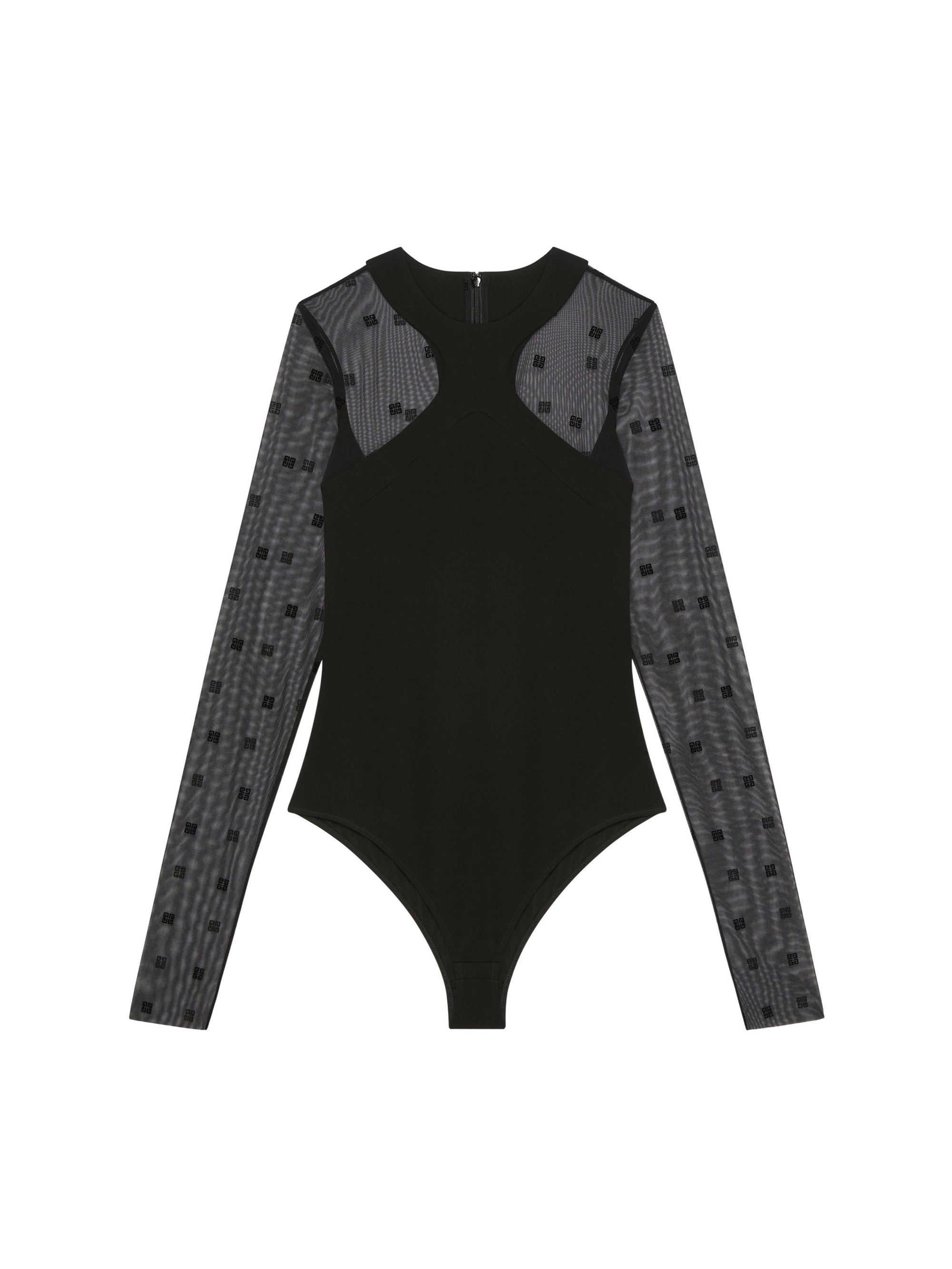 LONG SLEEVES TULLE 4G W/BODY HARNESS
