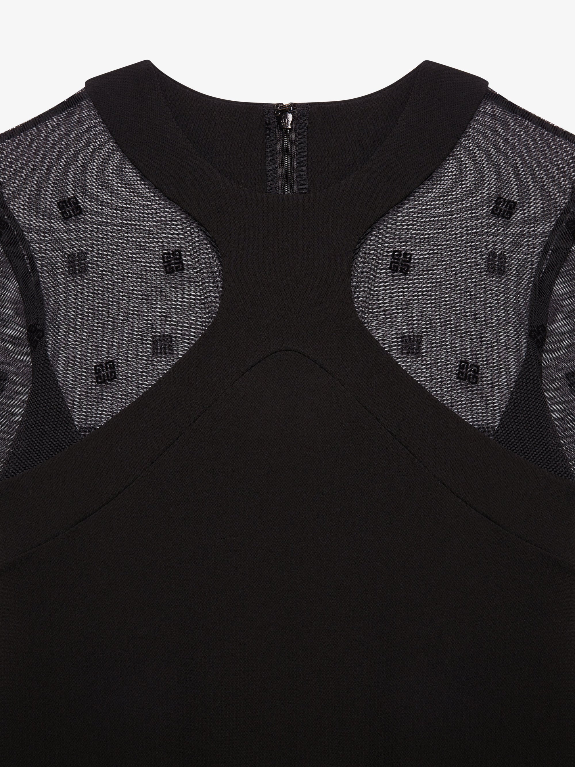 LONG SLEEVES TULLE 4G W/BODY HARNESS
