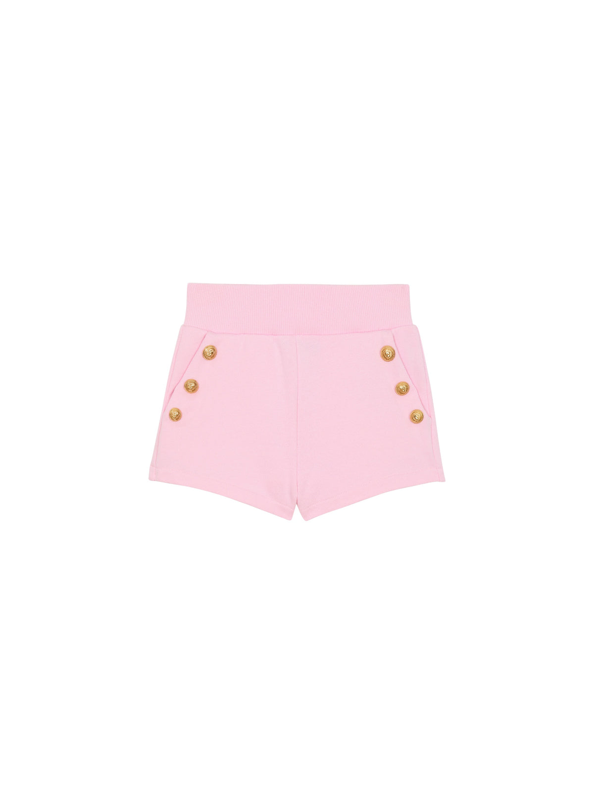 Short à boutons - Rose