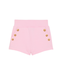 Short à boutons - Rose