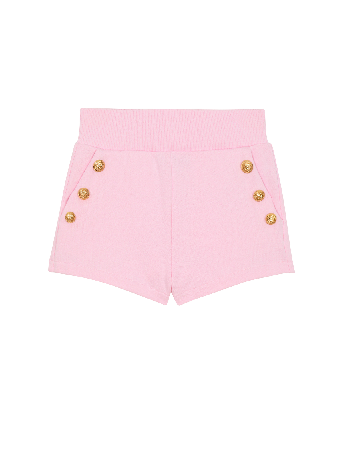 Short à boutons - Rose