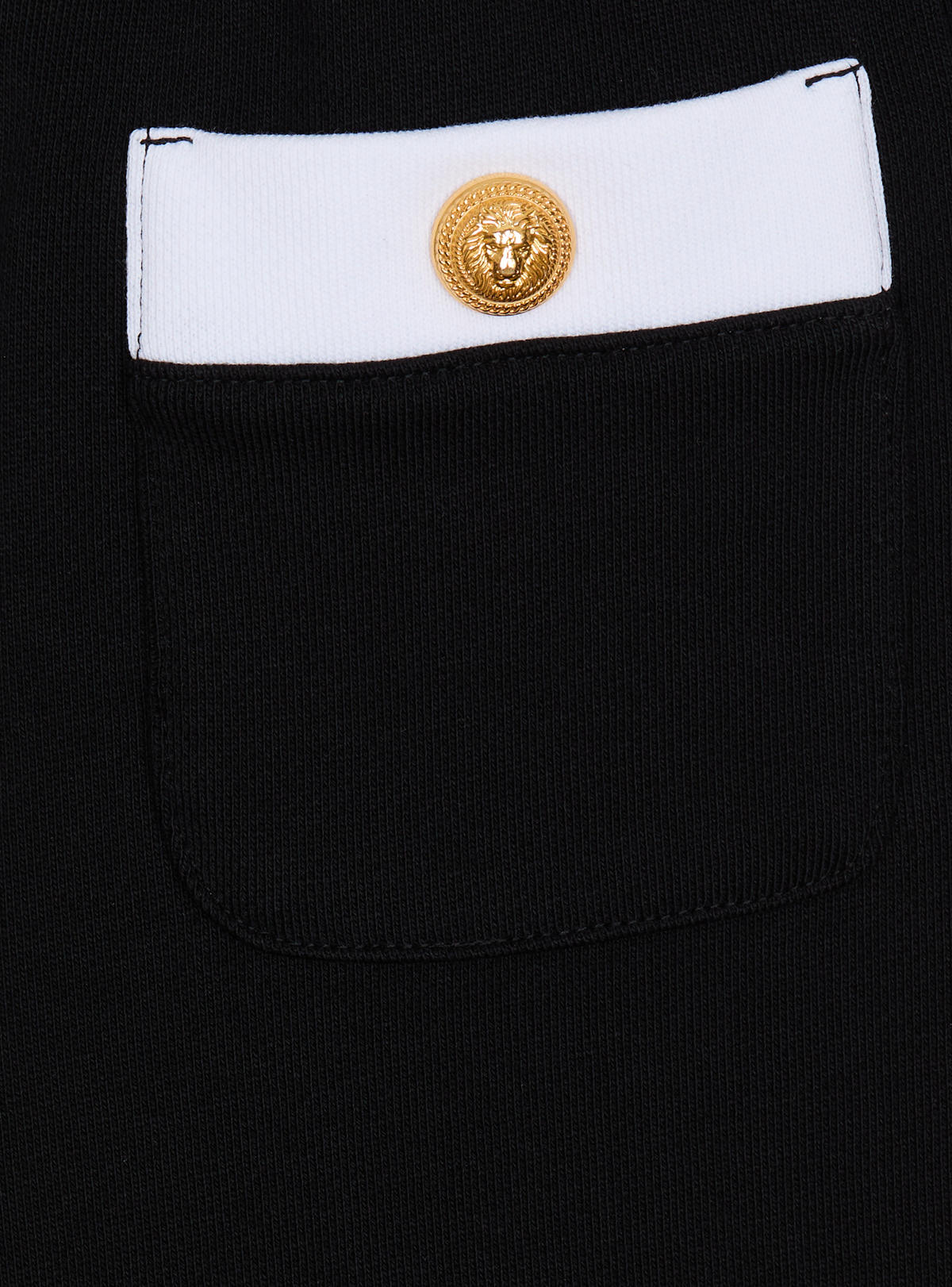 Pantalon bicolore à boutons - Noir & Blanc