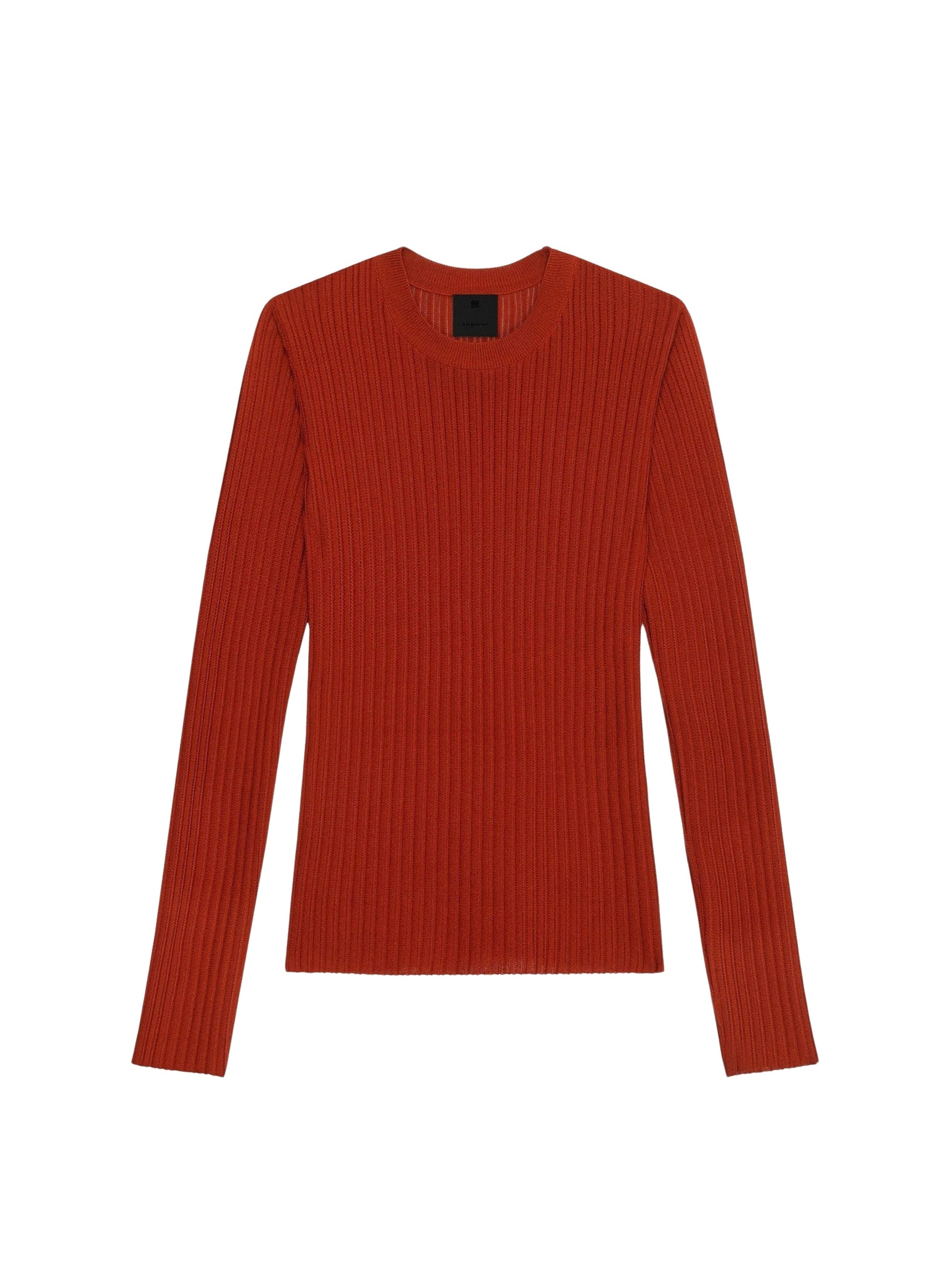 Pull côtelé - Terracotta