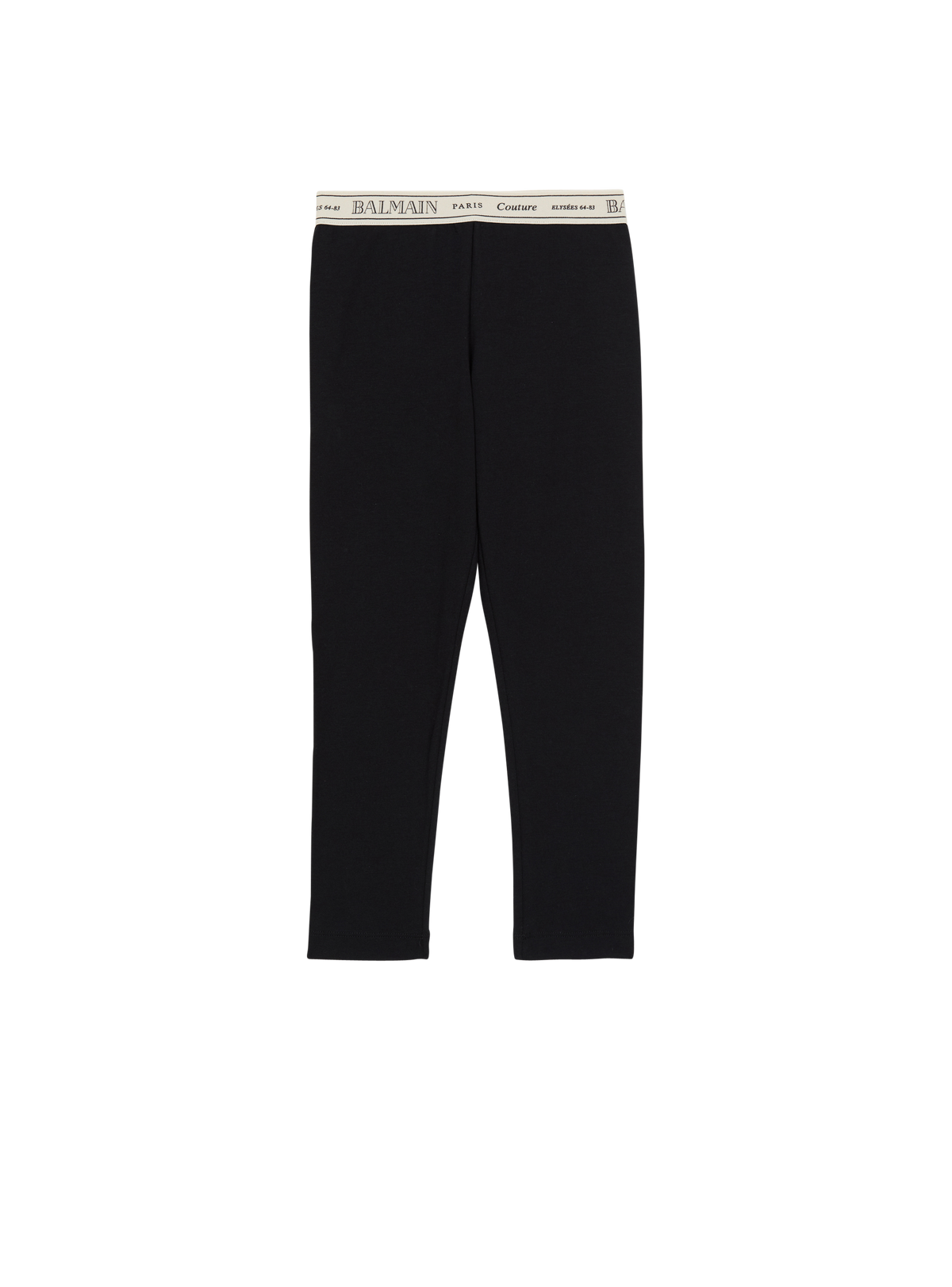 Legging balmain couture - Noir & Ivoire