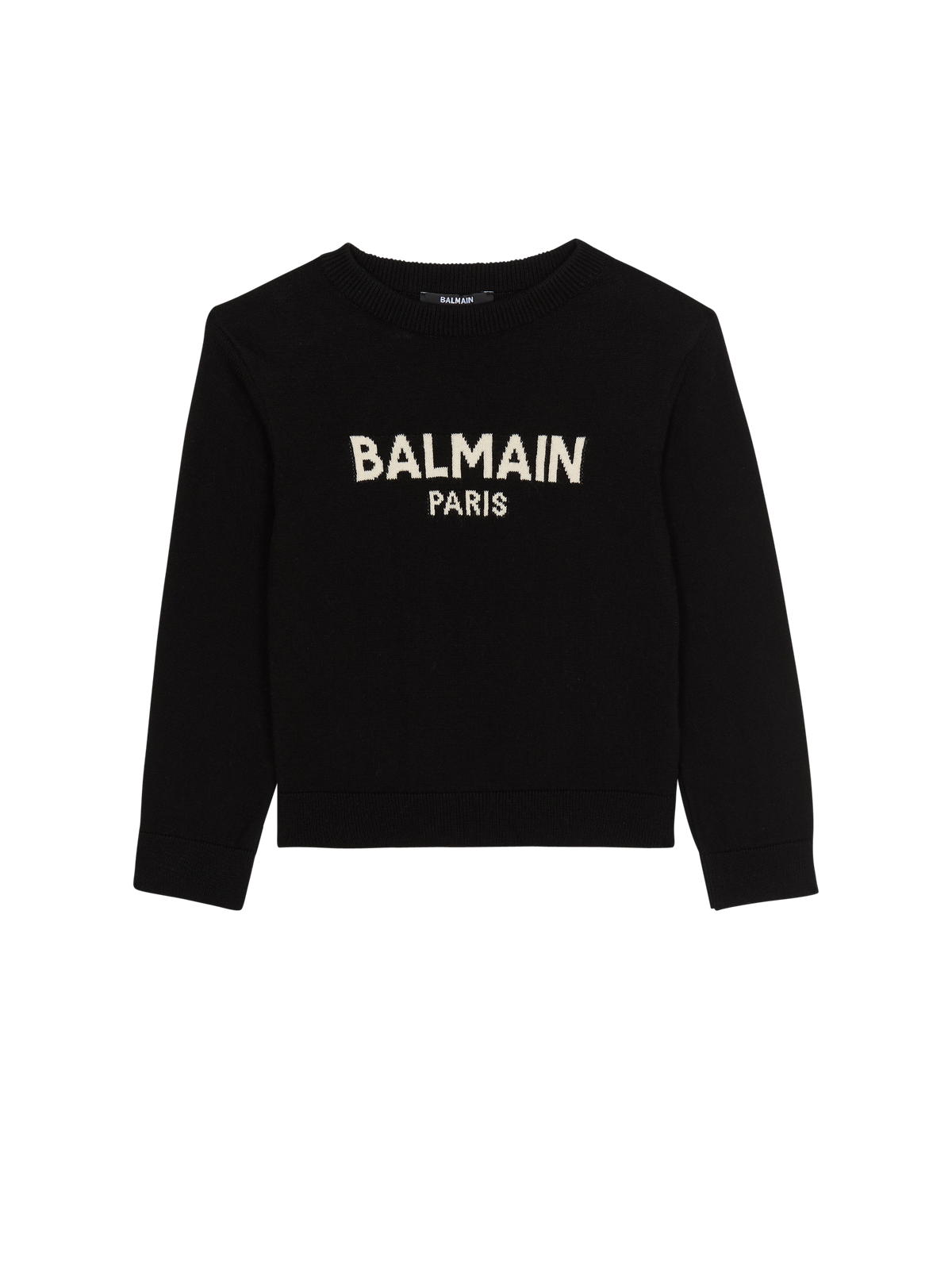 Pull en maille balmain paris - Noir & Ivoire